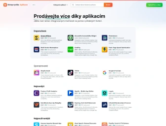 Screenshot webu Eshop-rychle tržiště s doplňky